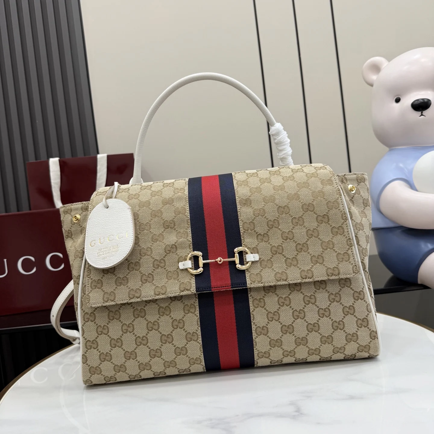 1-967 UbestLuxury Gucci Gucci NY Handbag 37cm main product photo SKU GU25094