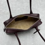 Le Teckel Sausage Bag Small Goat Grain Wine Red - Image 10