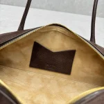 Alaia Le Teckel Suede Brown Sausage Bag Large - Image 10
