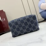 UbestLuxury Gucci Gucci GG Denim Makeup Pouch 17cm product photo detail 1 SKU GU25232