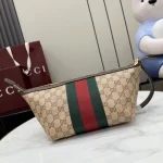 UbestLuxury Gucci Gucci GG Coated Canvas Toiletry Bag 21.5cm product photo detail 1 SKU GU25299