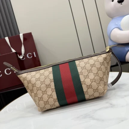 UbestLuxury Gucci Gucci GG Coated Canvas Toiletry Bag 21.5cm product photo detail 1 SKU GU25299
