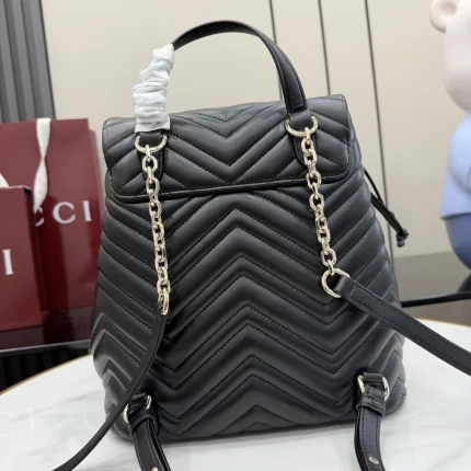 UbestLuxury Gucci GG Marmont Backpack 25cm product photo detail 1 SKU GU25371