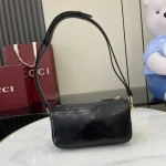 UbestLuxury Gucci Gucci Mini Handbag in Black Patent Leather product photo detail 1 SKU GU25574