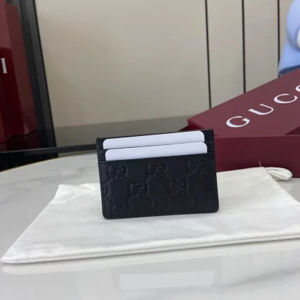 UbestLuxury Gucci GG Emblem Card Case product photo detail 1 SKU GU25655