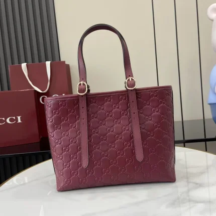 UbestLuxury Gucci GG Emblem Tote Bag product photo detail 1 SKU GU25689