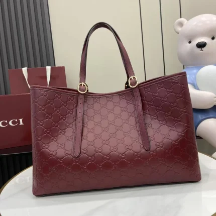 UbestLuxury Gucci GG Emblem Tote Bag 38cm product photo detail 1 SKU GU25697