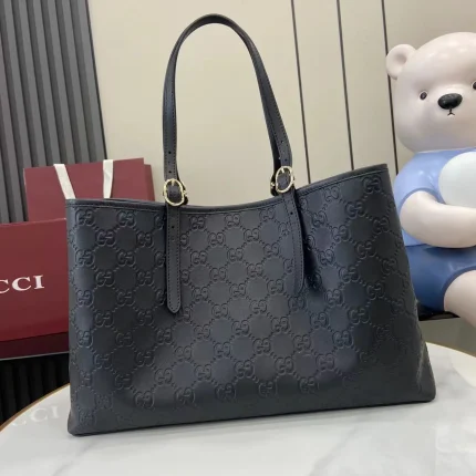 UbestLuxury Gucci GG Emblem Tote Bag 38cm product photo detail 1 SKU GU25698