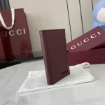 UbestLuxury Gucci Gucci Bifold Wallet Ancona Red product photo detail 1 SKU GU25719
