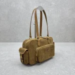 Miu Miu Corduroy Motorcycle Bag - Image 2