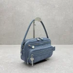 Acne Studios Camera Bag Small Frosted Blue - Image 2