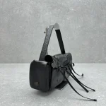 Acne Studios Wrinkle Bow Camera Bag - Brown - Image 2