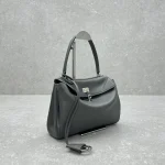 Balenciaga Rodeo 24SS Handbag - Small/Grey Silver - Image 2