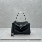 Balenciaga Rodeo 24SS Handbag Medium Black/Silver - Image 2