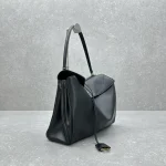 Balenciaga Rodeo 24SS Handbag - Large Black/Gold - Image 2