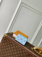 M14915 Ice Blue Monogram Shadow Leather Handbag - Image 2
