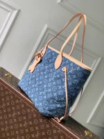 Monogram Denim Neverwoof Medium Pet Carrier Bag 31cm - Image 2