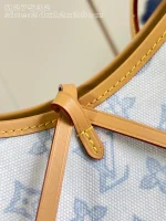 Louis Vuitton Carryall PM Monogram Origine Bleu Courrier Canvas Handbag 29cm - Image 2