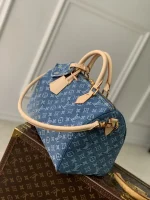 Louis Vuitton Speedy Soft 30 Denim Bag - Image 2