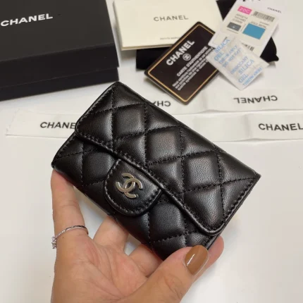 UbestLuxury Chanel Upgraded CF Small Card Holder Wallet 11cm product photo detail 1 SKU CH30850