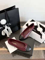 Chanel 2026SS Two-Tone Flat Bow Ballet Flats - Image 2