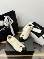 CHANEL 2026 Patent Leather Black and White Panda Trainer/Sneaker - Image 2