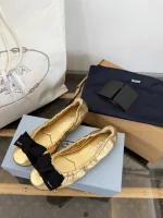 Prada Bow Ballet Flats - Image 2