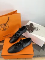 Herme*s Khea Lace-up Derby Shoes / Loafers - Image 2