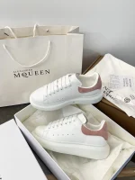 Alexander McQueen Classic Thick Sole White Sneakers - Image 2
