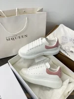 Alexander McQueen Classic Thick Sole White Sneakers - Image 2