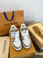 Trainer 2025 Mint Green Denim Sneakers - Image 2