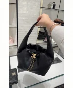 UbestLuxury Chanel Chanel 26cm Hippie Bag Black Leather product photo detail 1 SKU CH30918