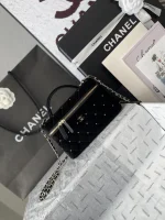 UbestLuxury Chanel Chanel 25K Black Velvet Diamond Box Handbag 19cm product photo detail 1 SKU CH30937