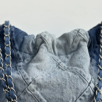 UbestLuxury Chanel CHANEL Denim 22 Bag Shopping Tote 37cm product photo detail 1 SKU CH30944