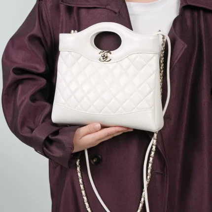 UbestLuxury Chanel 31cm Mini Lambskin Leather Handbag product photo detail 1 SKU CH31083