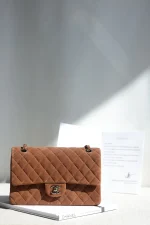 UbestLuxury Chanel Classic Flap Medium Suede Handbag 25.5cm product photo detail 1 SKU CH31095