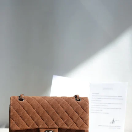 UbestLuxury Chanel Classic Flap Medium Suede Handbag 25.5cm product photo detail 1 SKU CH31095