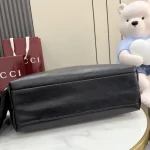 UbestLuxury Gucci Gucci Giglio Handbag Black Leather product photo detail 2 SKU GU25402