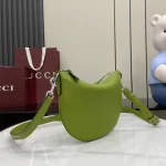UbestLuxury Gucci Gucci Body Double Lock Handbag 23cm Olive Green product photo detail 2 SKU GU25727