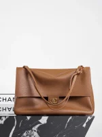 UbestLuxury Chanel Chanel Maxi Flap Bag 38.5cm Camel/Gold product photo detail 2 SKU CH30783