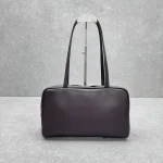 The Row Astra Bowling Bag in Dark Coffee - Image 3