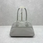 Miu Miu Vivant Shoulder Bag Small Gray - Image 3