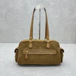 Miu Miu Corduroy Motorcycle Bag - Image 3