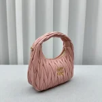MiuMiu Wander Hobo Bag Small Lambskin Leather - Image 3
