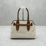 Miu Miu Aventure Handbag Mini Canvas Brown - Image 3