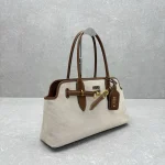 Miu Miu Aventure Handbag Small Canvas Brown - Image 3