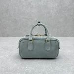 MIUMI^ 25FW Suede Bowling Bag Small - Image 3