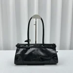 Prada Lux Soft Bag Medium Black - Image 3