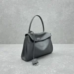 Balenciaga Rodeo 24SS Handbag Medium Gray Silver - Image 3