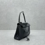 Balenciaga Rodeo 24SS Handbag Medium Black/Silver - Image 3